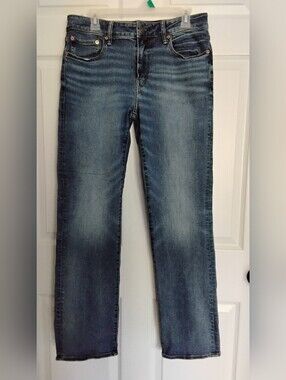 Mens American Eagle Outfitters Straight Leg Jeans - Medium Blue Wash